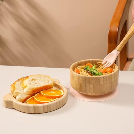 Bamboo Baby Bowls With Lid factory
