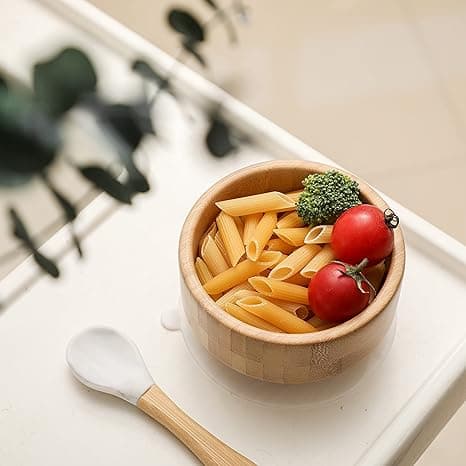 Bamboo Baby Suction Bowl factory