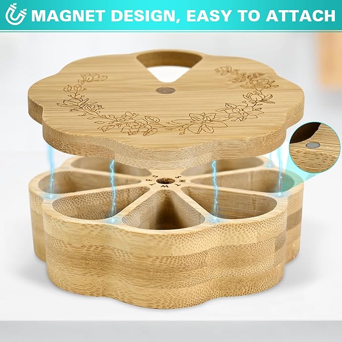 Bamboo Weekly Pill Box 2 Bamboo Weekly Pill Box 2