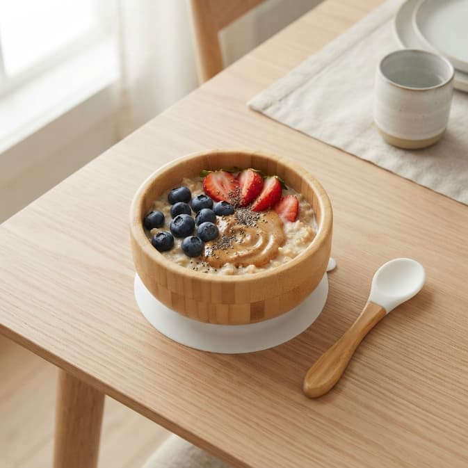 Bamboo Baby Suction Bowl Bamboo Baby Suction Bowl