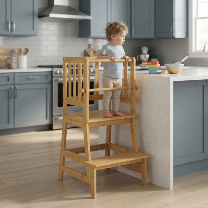 bamboo toddler tower bamboo toddler tower